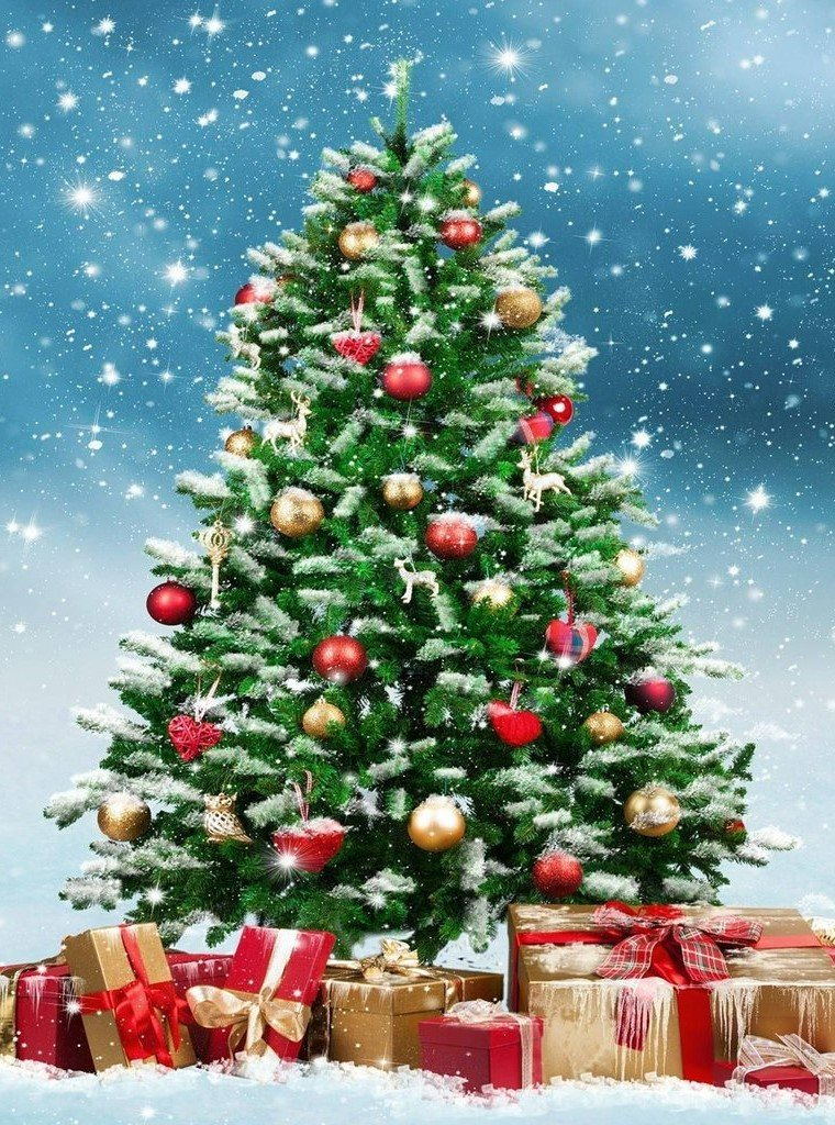 Sapin de la Fête Noël Broderie Diamant