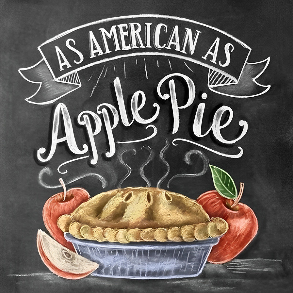 Tarte aux Pommes Broderie Diamant