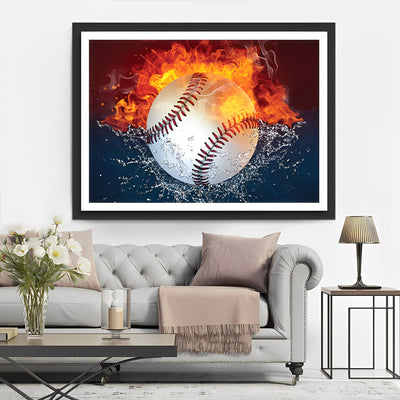 Tennis de l'Eau et de la Flamme Broderie Diamant