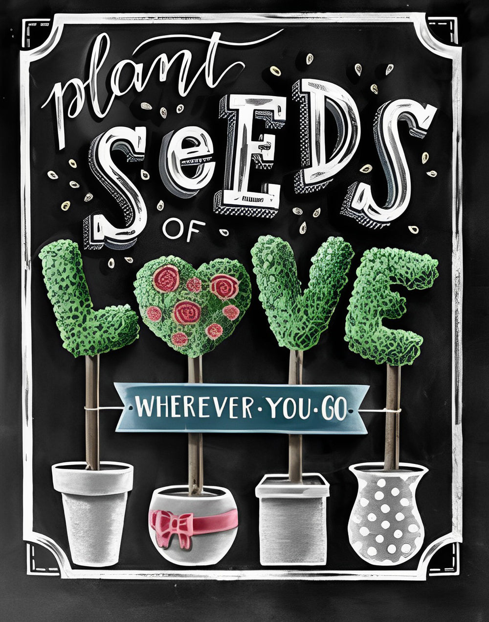 Texte Amour Broderie Diamant