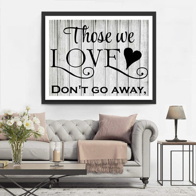 Texte d'Amour Broderie Diamant