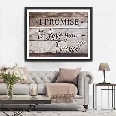 Texte Promesse Broderie Diamant