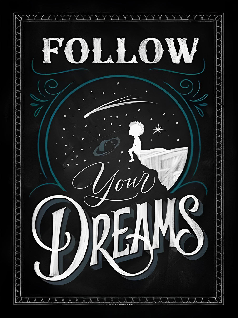 Texte Rêve Broderie Diamant