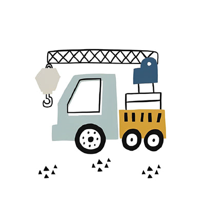 Une Grue Mobile Broderie Diamant