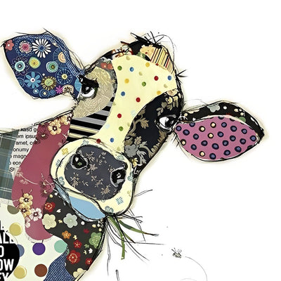 Vache avec des Motifs Broderie Diamant