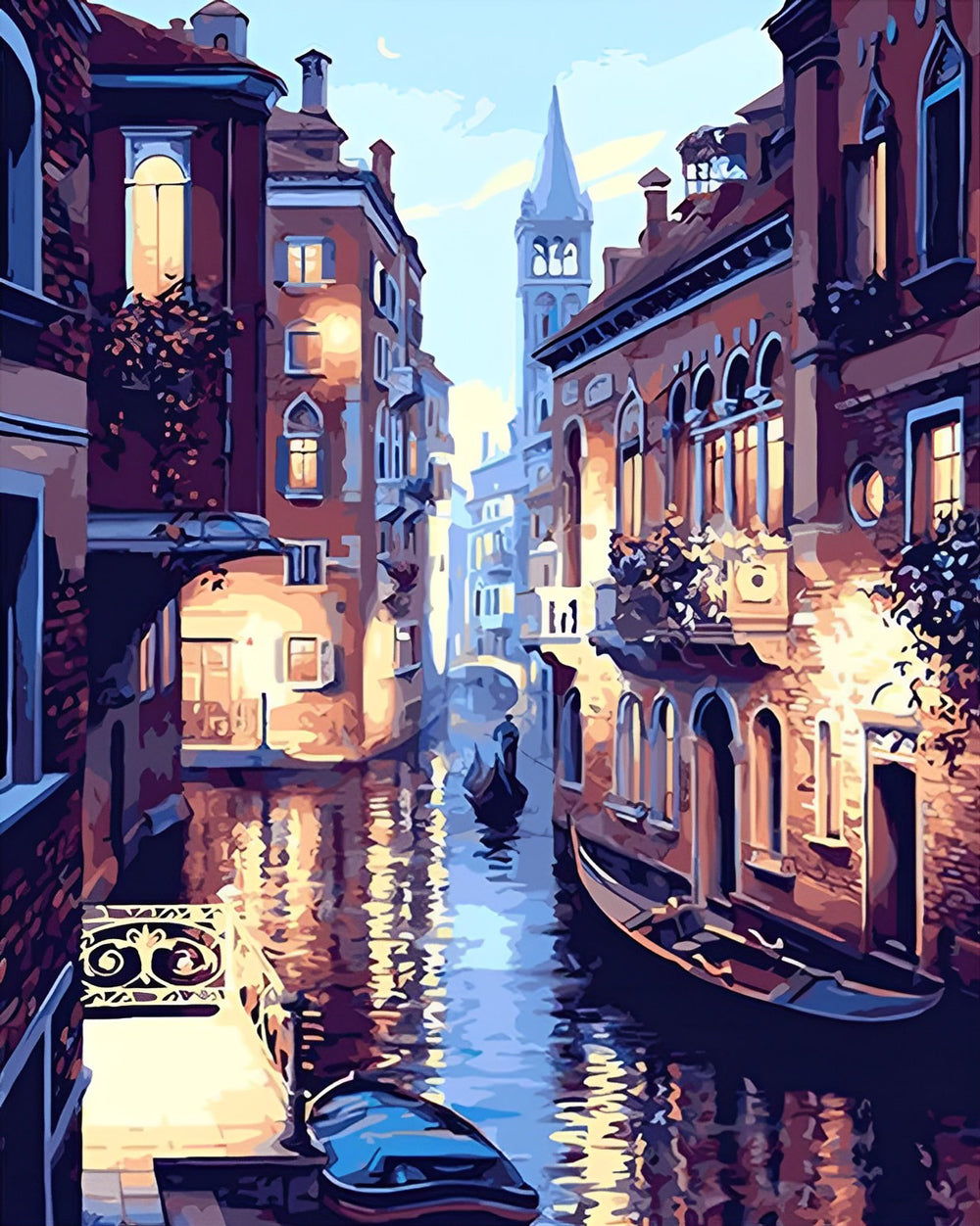 Venise la Nuit Broderie Diamant