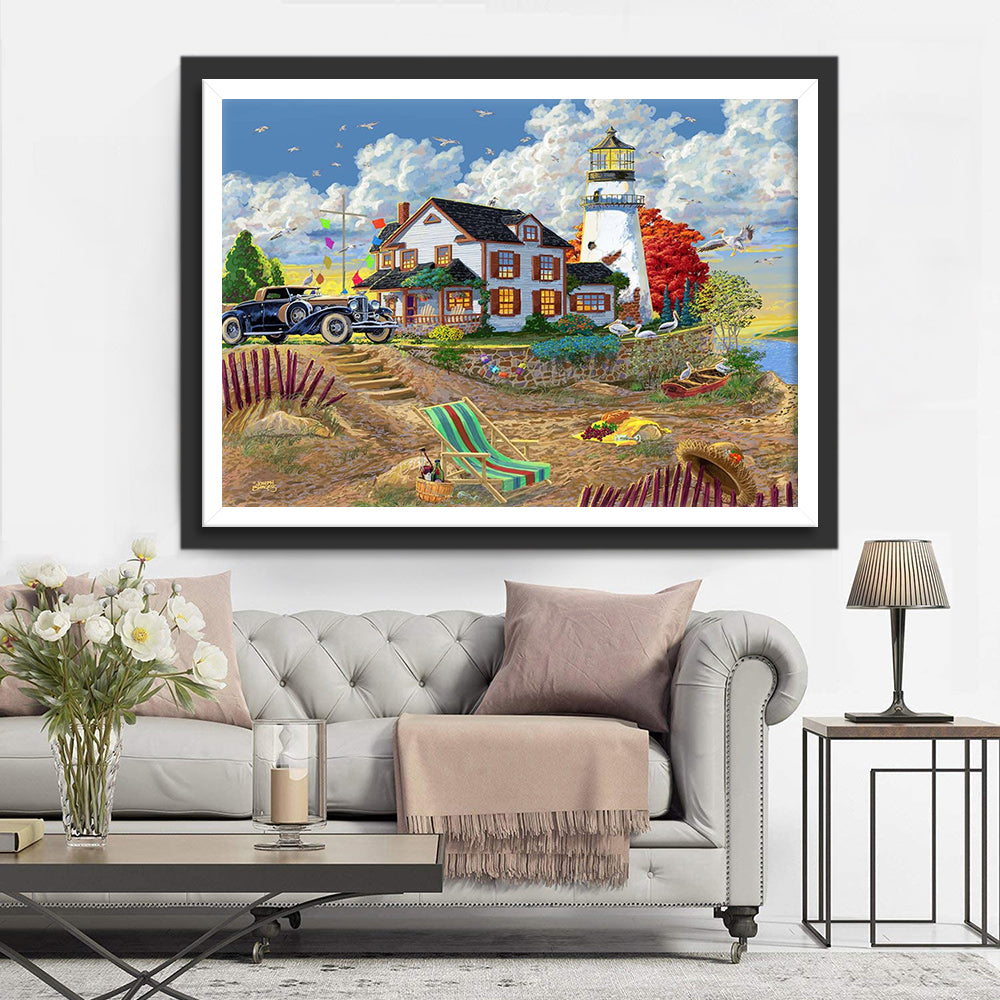 Villa de Vacances Broderie Diamant