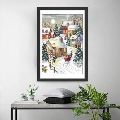 Village Tranquille Broderie Diamant