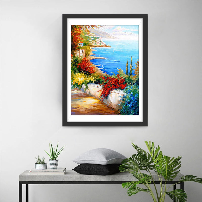 Villas et Mer Broderie Diamant